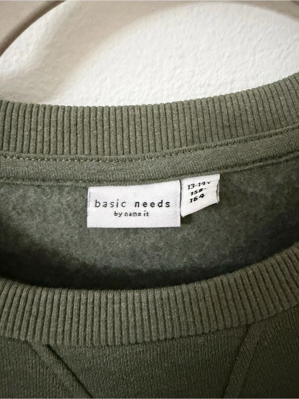 Kids Olive Green Sweatshirt & Jogger Set - Casual Matching Outfit